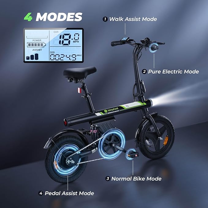 isinwheel Electric Bike for Adult